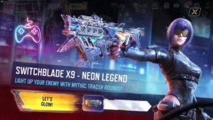 COD Mobile Mythic Switchblade X9 Neon Legend All Features