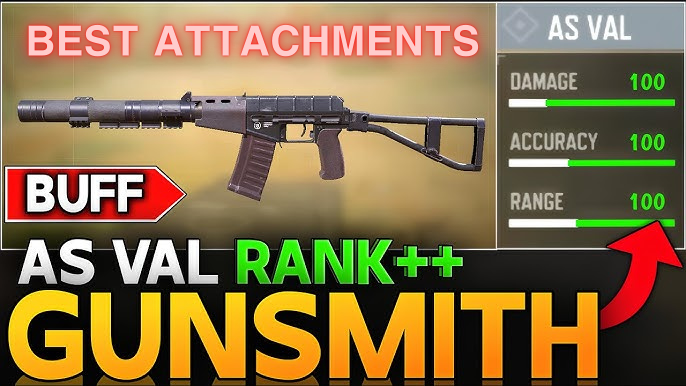 CODM AS VAL Best Attachments/Loadout